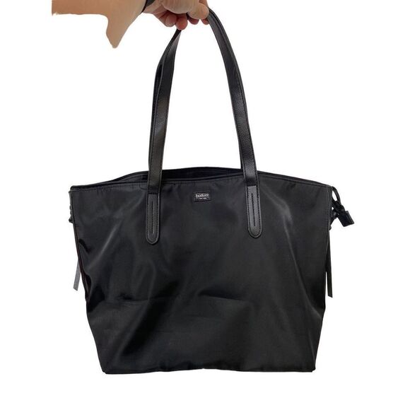 Botkier Black Nylon Tote with Pewter Zipper Details - Picture 1 of 11